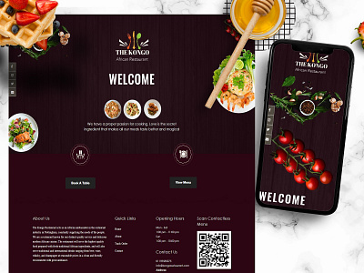 Restaurant Website Design - Success Sensation restaurant website restaurantdesign