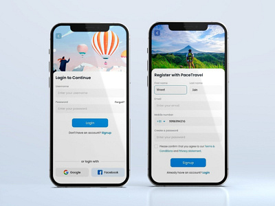 Travel App Mobile design | Success Sensation