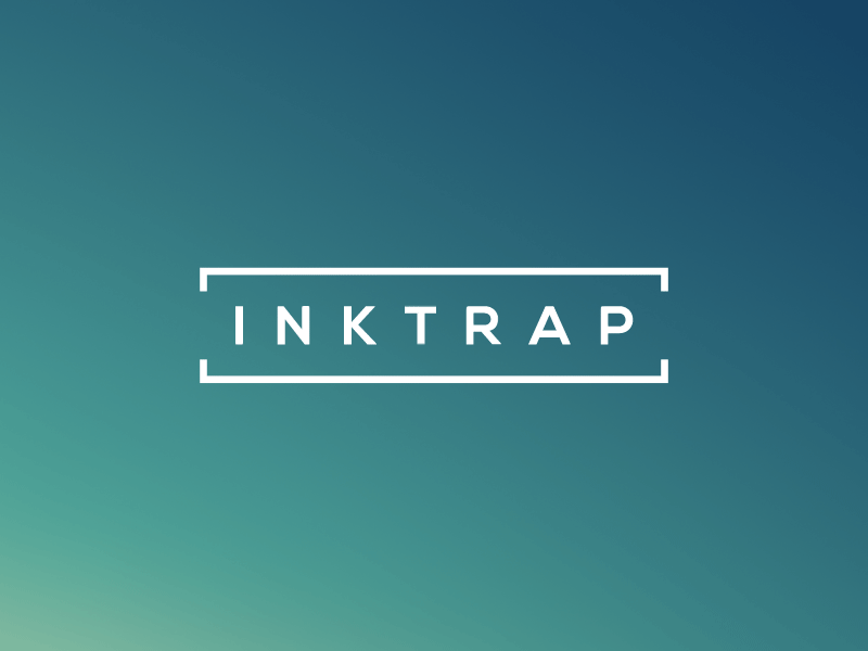 Looping Inktrap Logo after effects animation gif gradient inktrap logo