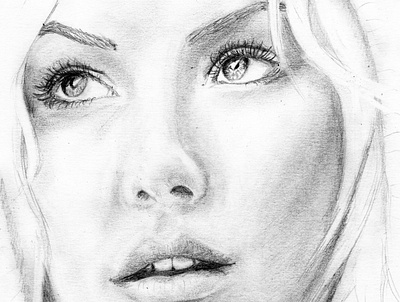 Pencil drawn portrait hand drawn pencil pencil art portrait