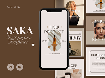 SAKA - Brand Instagram Template