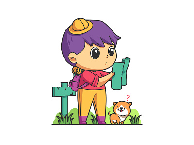 Adventure Boy Illustration illustration
