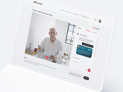 Online meeting platform | Web App Design