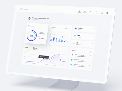 Admin Panel | Dashboard Design dashboard design employee management ui ux design web app website design