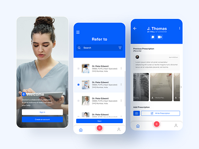 Medical App Design | Doctors App android app doctors app ios app login page medical app mobile app prescription page ui ux design