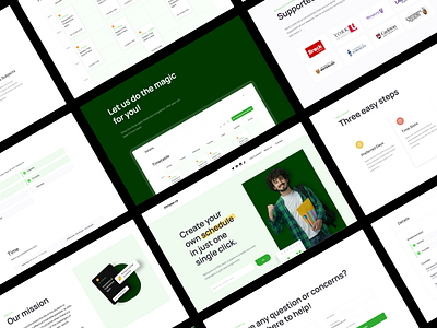 Student's time table generator | Web App Design branding timetable ui ux design web app website design