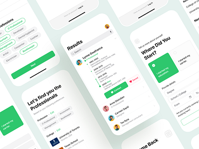 Find professionals | Mobile App Design