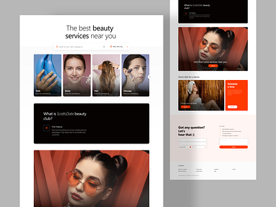 Online Beauty Services | Website Design