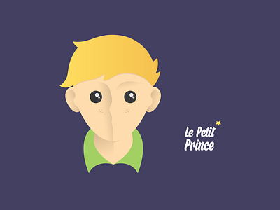 Little Prince character illustration vector