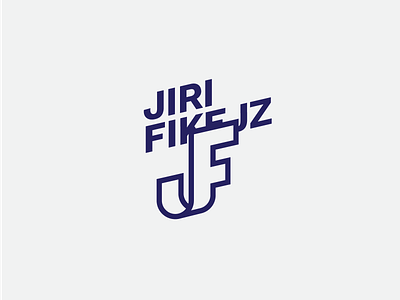 JF: Personal Brand brand branding design ligature logo monogram typography vector