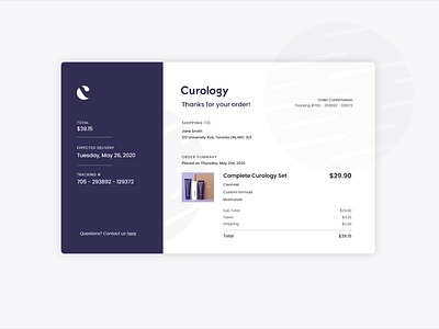 Daily UI 017 - Email Receipt