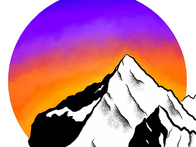 Mountain sketch