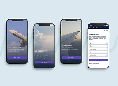 Daily UI #1 - Sign Up airline airline app dailyui dailyui 001 mobile ui redesign sign up sign up form sign up page ui uidesign uiux