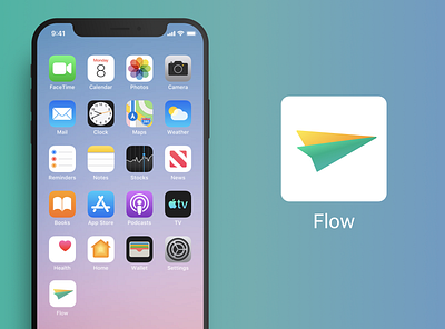 Daily UI #5 - App Icon app appicon communication daily005 dailyui dailyuichallenge design flow icon mobile ui ui ui design work