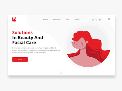 Lovric landing page