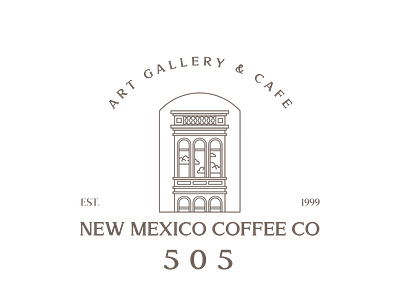 Logo for Coffee Company / Art Gallery illustration logo logo design typography vector