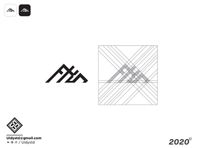 FKN Monogram branding design flat logo minimal monogram monogram design monogram letter mark monogram logo type