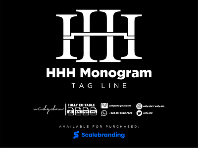 HHH Monogram Logo hhhlogo hhhmonogram monogram monograms uidystd widydm