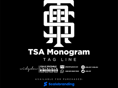 TSA Monogram Logo logo monogram tsalogo tsamonogram uidystd widydm