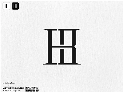 HB / EB Monogram Logo branding design eb logo eb monogram eb monogram logo hb logo hb monogram hb monogram logo logo minimal monogram type uidystd widydm