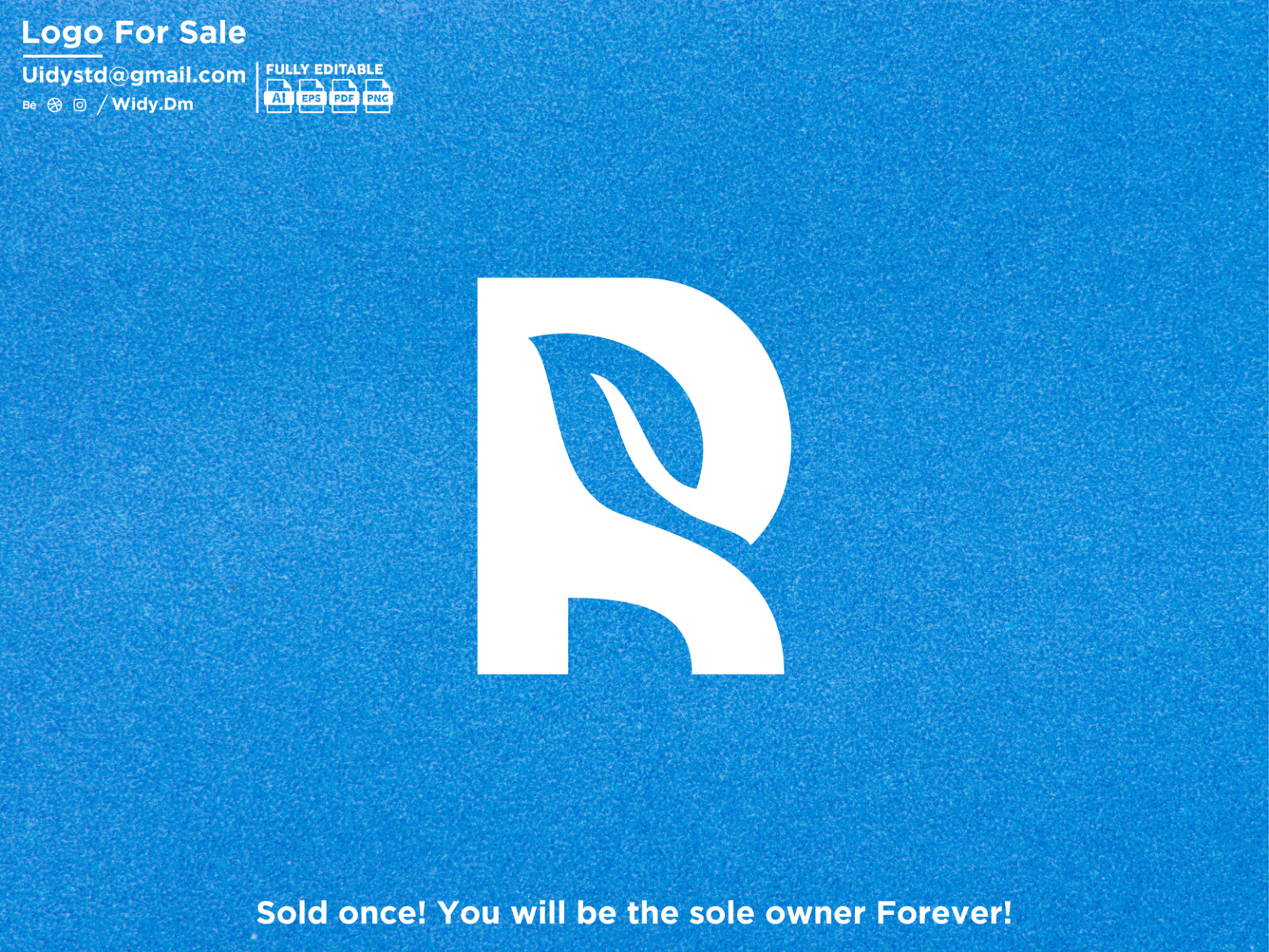 R Leaf Logo by Widydm on Dribbble