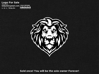 Lion Logo animal animal logo branding design illustration lion lion logo logo logo for sale mascot mascot logo minimal