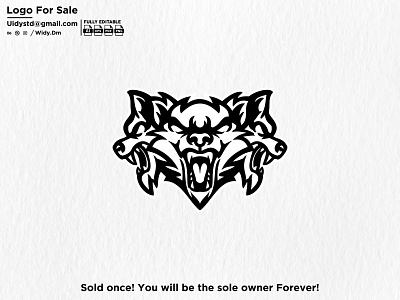 Cerberus Logo animal animal logo branding cerberus cerberus logo design dog dog logo illustration logo logo for sale mascot mascot logo minimal monogram type ui vector