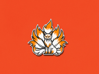 Kitsune Mascot Logo animal branding design esport illustration kitsune logo logo for sale mascot minimal monogram type ui vector
