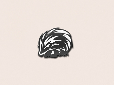 Hedgehog Mascot Logo