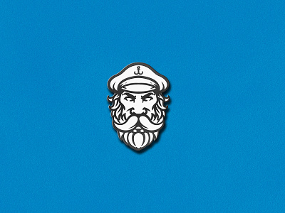 Captain Mascot Logo 3d animation branding captain design esport gaming graphic design illustration logo logo for sale mascot millitary minimal monogram motion graphics navy type ui vector