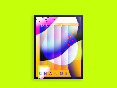 depth change baugasm poster poster design vector