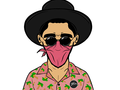 BE A PINKSTER! art gang gangsta gangster graphic design hawaii illustration pink