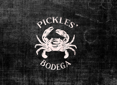 Pickles' Bodega - Mockup art branding design dribbleweeklywarmup grocery store illustration lettering type typography weekly challenge