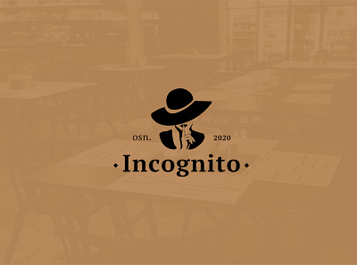 Incognito Caffe Logo adobeillustrator adobephotoshop branding design illustration logoart logodesign vector vector illustration vectorart
