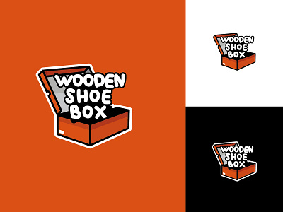 Wooden Shoe Box LOGO