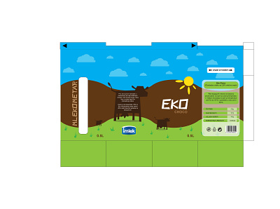 Eko Mleko Choco adobeillustrator design vector vector illustration vectorart