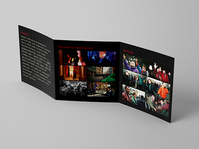 Brochure design for movie promotion