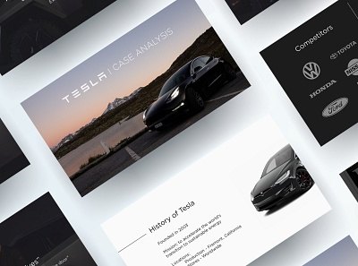 Tesla Slideshow branding design slideshow tesla