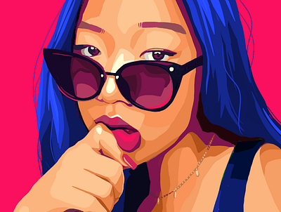 Women Support Women abstract art abstract design colorful art eye girl illustration graphicdesign hair hairstyle illustration popart portrait portrait art portrait illustration selfie sunglasses