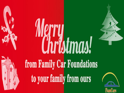 FamCars christmas branding design photoshop