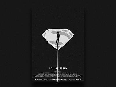 Man of Steel minimalist movie poster