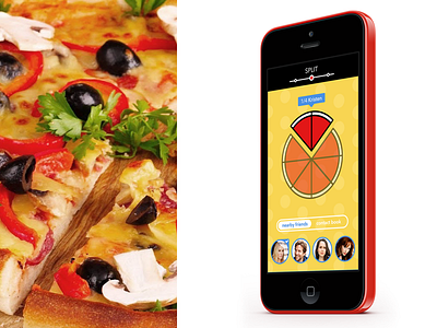 Pizza Hut iOS - Split your pie cheese crust fast food pizza pizza hut