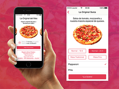 Ordering Pizza App