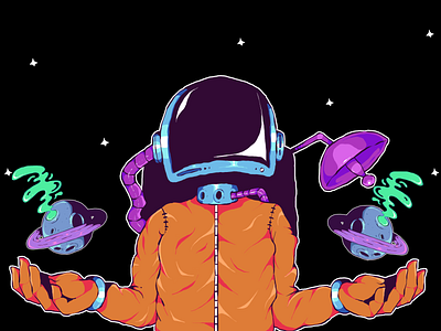 astronaut art art illustration design design illustration