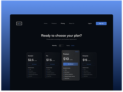 Pricing Page UI