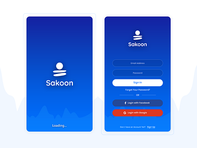 Sakoon (Sippa) Application app design logo photoshop ui ux yoga