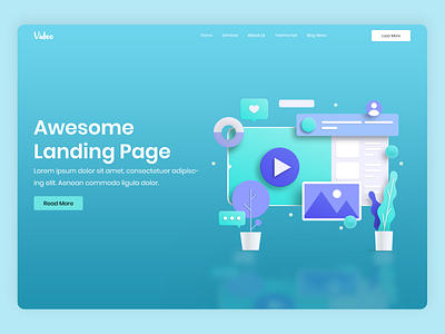 Video landing page