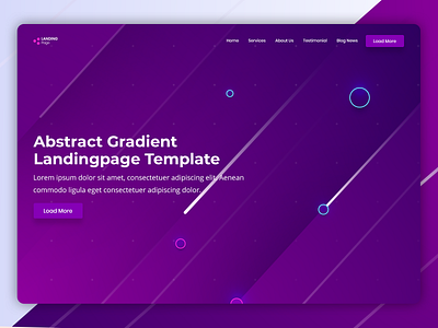 Landing Page clean design illustration landing page logo minimal modern ui ux vector