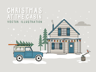 Xmas at the cabin land rover cover image 01