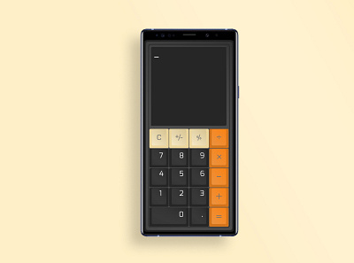 Mechanical Calculator app calculator dailyui design ui